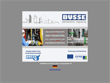 Tablet Screenshot of busse-gmbh.de